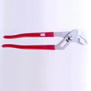 【クリックでお店のこの商品のページへ】エビ ポンププライヤ レッド HWP250HR： DIY・工具