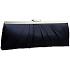 Jessica McClintock 450970 Rectangle Satin Clutch
