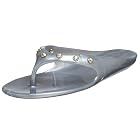 Amy Jo Gladstone Rhinestone Jelly Thong Sandal