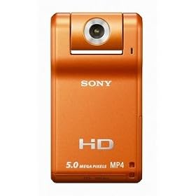 Sony Webbie HD, MHS-PM1/DC Camcorder (Orange)US Model�y���s�A���i�z