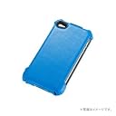SoftBank SELECTION フリップスタイルレザーホルダー for iPhone 4S　ブルー