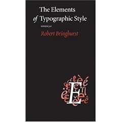 The Elements Of Typographic Style: Version 3.1