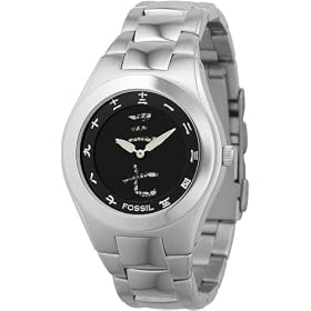 FOSSIL (�t�H�b�V��) �r���v BIGTIC �u���b�N/�l�K�e�B�u�p�l�� BG1055 ���j�Z�b�N�X [���K�A���i]