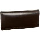 Monsac Signature Leather Compact Clutch Wallet