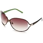 The Cheree from Kate Spade has a special appeal about them. Retro-inspired, yet completely modern, this pair of sunglasses has uniquely set lenses, gorgeous gradient lenses, and comfortable rubber nose pads. Includes a protective case for storage.