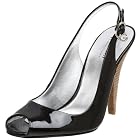 GUESS Women's Bite Peep Toe Slingback
