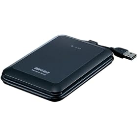 BUFFALO USB2.0�Ή� �|�[�^�u��HDD TurboUSB�@�\���� 120GB �u���b�N HD-PSG120U2-BK
