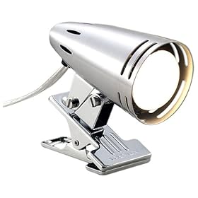 【クリックで詳細表示】ヤザワ クリップライト クローム CR12CH： ホーム＆キッチン