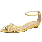 ALL BLACK Women's Love Knot Ankle Strap Sandal