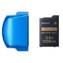 �o�b�e���[�p�b�N(2200mAh) PSP-3000�V���[�Y�p�o�b�e���[�J�o�[(�o�C�u�����g�E�u���[)�t��