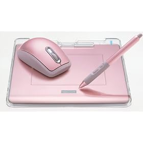 WACOM FAVO �y��&�}�E�X�E�^�u���b�g A6�T�C�Y CTE-440/P0 �s���N (�\�t�g5��ޕt��)