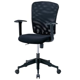 【クリックで詳細表示】SANWA SUPPLY SNC-NET8ABK2 OAチェア