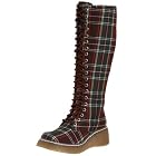Sugar Rockband Grande Tartan Plaid Boot