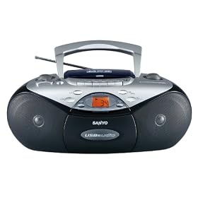 SANYO CD���W�I�J�Z�b�g���R�[�_�[(�u���b�N) PH-UB100(K)