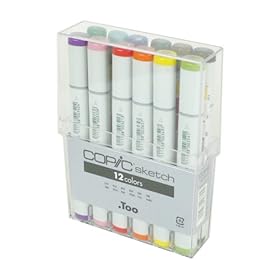 【クリックで詳細表示】Amazon.co.jp ｜ Too コピック スケッチ 12色セット ｜ ホビー 通販