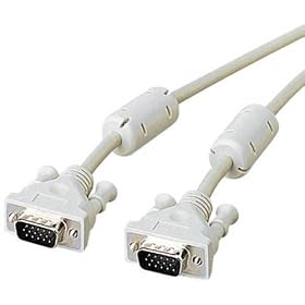 ELECOM �X���������f�B�X�v���C�P�[�u�� D-Sub15pin(mini)�I�X-D-Sub15pin(mini)�I�X 3.0m CAC-3