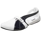 PUMA Women's Espera Patent FS Sneaker,White/New Navy,11 B