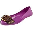 BCBGMAXAZRIA Women's Cherry Jelly Flat