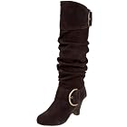 Naughty Monkey Women's D Ring Suede Boot