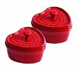 staub �Z���~�b�N�n�[�g�R�R�b�g 2pcs �`�F���[ 40510-010(1860006)