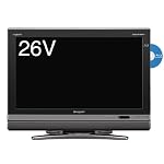 【エコポイント対象商品】 SHARP 26V型 ブルーレイ内蔵ハイビジョン液晶テレビ ブラック系 LC-26DX2-B