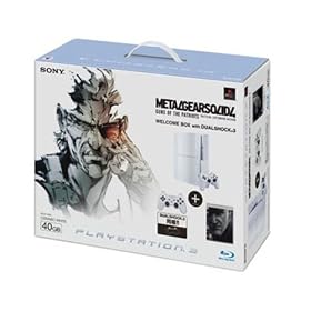 PLAYSTATION 3(40GB) ���^���M�A �\���b�h 4  �K���Y�E�I�u�E�U�E�p�g���I�b�g WELCOME BOX with DUALSHOCK 3 �Z���~�b�N�E�z���C�g