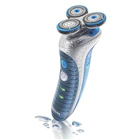 PHILIPS �V�F�[�o�[ Moisturizing shaving system [�h���E��x�A�t�H�[�����g���C�A�����[�V�����t��]�~���[�N�[���u���[ HS8040