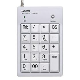 ���A�X USB�e���L�[�{�[�h �z���C�g TNK-SU220W