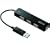 ELECOM USBHUB2.0/COLOR STYLE/�o�X�p���[/4�|�[�g/0.1m/�u���b�N U2H-ST4BBK
