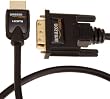 Amazon�x�[�V�b�N HDMI - DVI 2�w�V�[���h �A�_�v�^�P�[�u�� (3.0m) [�t���X�g���[�V�����t���[�p�b�P�[�W(FFP)]