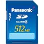 Panasonic SD�������[�J�[�h 512MB RP-SDR512L1A