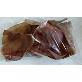 【クリックで詳細表示】豚耳30枚(10枚X3)： ペット用品