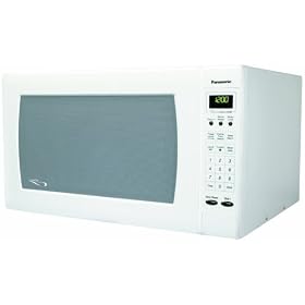 Panasonic NN-H765WF Full-Size 1-3/5-Cubic-Foot 1250-Watt Microwave Oven, White