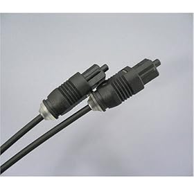 【クリックで詳細表示】光ケーブル【スリムタイプ】角型プラグ⇔角型プラグ 10m HK100