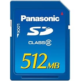 Panasonic RP-SDR512J1A SD�������[�J�[�h(512MB)