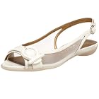 Joy Chen Women's Ulicia Slingback Peep Toe Flat