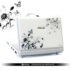 ASUS EeePC 4G�V���[�Y�p�uEee PC��p�ی�V�[���vEee PC Shielder-White Butterfly