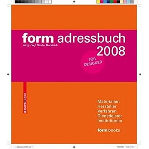 【クリックで詳細表示】Form Adressbuch 2008 [ペーパーバック]
