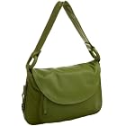 Latico Nappa Solid Front Flap E/W Shoulder Bag
