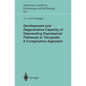 【クリックで詳細表示】Development and Regenerative Capacity of Descending Supraspinal Pathways in Tetrapods： A Comparative Approach (Advances in Anatomy， Embryology and Cell Biology)： H.J. ten Donkelaar： 洋書