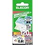 ELECOM �Ȃ��Ƃ����h(�W���E�㎿���E�z���C�g) ���h�T�C�Y(55X91MM)120������ MT-JMC1WN