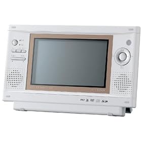 TWINBIRD DVD ZABADY �����Z�O�`���[�i�[���ڃ|�[�^�u���h��DVD�v���[���[ VD-J713CW �Z���~�b�N�z���C�g