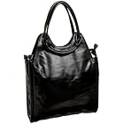 SONDRA ROBERTS NEW YORK Leather Shopper with Knotted Handles
