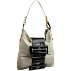 SONDRA ROBERTS NEW YORK Capri Double Buckle Hobo