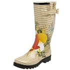 Chooka Green Tattoo Rain Boot