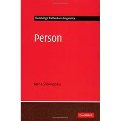 【クリックで詳細表示】Person (Cambridge Textbooks in Linguistics) [ペーパーバック]
