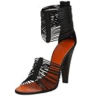 Giuseppe Zanotti Women's E90050 Stripe Ankle Strap Sandal
