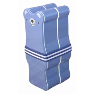 【クリックで詳細表示】ズーニー スリムランチBOX クマ ブルー ILF-3572