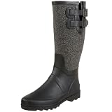 Chooka Women's Herringbone Dual Buckle Rain Boot