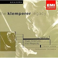 Brahms: Symphony No. 1; Tragic Overture; Alto Rhapsody